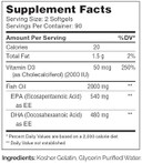 Zahler Omega 3 Platinum +D, All-Natural Pure Fish Oil Supplement, Burpless Softgel With No Fishy Aftertaste, Highest In Epa And Dha, Certified Kosher, 90 Softgels