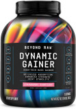 BEYOND RAW Dynamic Gainer | High-Tech Mass Gainer | Optimized Absorption, Enhanced Strength, and Joint Stability | Strawberry Shortcake | 15 Servings