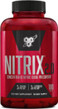 Bsn Nitrix 2.0 - Nitric Oxide Precursors, 3G Creatine, 3G L Citrulline - Supports Workout Performance, Pumps, Muscle Recovery And Endurance - 180 Tablets