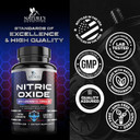 Extra Strength Nitric Oxide Supplement L Arginine 3X Strength - Citrulline Malate, Aakg, Beta Alanine - Premium Muscle Supporting Nitric Oxide Booster For Strength & Energy Supplements - 120 Capsules120 Count (Pack Of 1)