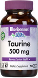 Bluebonnet Taurine 500 Mg Vitamin Capsules, 50 Count