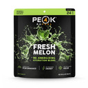 Peak Refuel Re-Energizing Drink Mix | Hydration Blend | Extended Energy | Improved Performance | Increased Focus | Premium Flavors | Easy-Tear Single Serving Sticks | Fresh Melon - 24-Pack