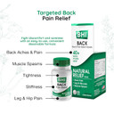 Bhi Back Natural Back, Hip & Leg Pain Relief - 6 Powerful Multi-Symptom Active Homeopathic Ingredients Help Calm Back Pain, Muscle Tightness & Spasms Naturally For Women & Men - 100 Tablets