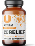 Umzu Zurelief - Comfort & Joint Health Supplement To Support Flexibility, Comfort, Mobility, Gut Health, Turmeric, B6, B12 - (30 Day Supply 60 Capsules)