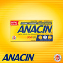 Anacin Fast Pain Relief, Aspirin + Caffeine Pain Reliever, 300 Coated Tablets