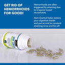 Naticura Hem-Control - Fast Effective Hemorrhoid Treatment Supplement - Powerful Formula To Promote Symptom Relief, Shrinking Of Hemorrhoids, Ease Discomfort - 90 Vegan Capsules - Made In Usa