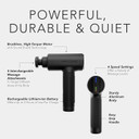 Sports Research Sweet Sweat Therapy Massage Gun | Deep Tissue Body Massage Gun - Cordless & Rechargeable