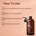Botanic Hearth Sore Muscle Massage Oil - With Arnica Montana Extract And Essential Oils - Warming And Relaxing - Soothes Tired Sore Muscles And Joints, 8 Fl Oz