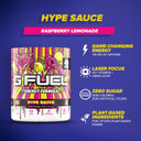 G Fuel Hype Sauce Energy Powder, Sugar Free, Clean Caffeine Focus Supplement, Water Mix, Raspberry Lemonade Flavor, Focus Amino, Vitamin + Antioxidants Blend, 9.8 Oz (40 Servings) G Fuel Hype Sauce Energy Powder, Sugar Free, Clean Caffeine Focus Supplement, Water Mix, Raspberry Lemonade Flavor, Focus Amino, Vitamin + Antioxidants Blend, 9.8 Oz (40 Servings)