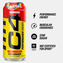 Cellucor C4 Energy Drink, Skittles, Carbonated Sugar Free Pre Workout Performance Drink With No Artificial Colors Or Dyes, 16 Oz, Pack Of 1216 Fl Oz (Pack Of 12)