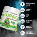 Ehplabs X Ghostbusters Oxyshred Thermogenic Pre Workout Powder & Shredding Supplement - Clinically Proven Preworkout Powder With Acetyl L Carnitine, Energy Boost Drink - Slimer Lime, 60 Servings
