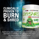 Ehplabs X Ghostbusters Oxyshred Thermogenic Pre Workout Powder & Shredding Supplement - Clinically Proven Preworkout Powder With Acetyl L Carnitine, Energy Boost Drink - Slimer Lime, 60 Servings