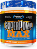 Gaspari Nutrition Superpump Max, The Ultimate Pre Workout Powder, Sustained Energy Preworkout, Nitric Oxide Booster, Muscle Growth, Recovery & Replenishes Electrolytes (40 Serving, Orange Cooler)