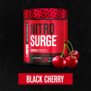 Jacked Factory Nitrosurge Shred Pre Workout Supplement - Energy Booster, Instant Strength Gains, Sharp Focus, Powerful Pumps - Nitric Oxide Booster & Preworkout Powder - 30Sv, Black Cherry