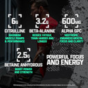 Outlift Amped Max Dosed Pre Workout Powder, 6G Citrulline, 3.2G Beta Alanine, Alpha Gpc, Cognatiq, Extreme Energy, Massive Pumps, Strength, Electrolytes, Nootropics, Sucker Punch, 22 Serv