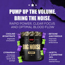 Redcon1 Big Noise Non Stim Preworkout, Sour Gummy Bear - Betaine Anhydrous & Acetyl L-Carnitine For Focus + Endurance - Keto Friendly, Caffeine Free Pre Workout (30 Servings)