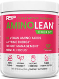 Rsp Nutrition Aminolean Pre Workout Powder, Amino Energy & Weight Management With Bcaa Amino Acids & Natural Caffeine, Preworkout Boost For Men & Women, 30 Serv