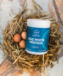 Mrm Nutrition Egg White Protein | Vanilla Flavored | 23G Fat-Free Protein | With Digestive Enzymes | Highest Biological Value | Clinically Tested | 20 Servings