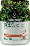 PlantFusion Complete Organic Protein Powder - Plant Based Protein Powder with Fermented Superfoods - Keto & Vegan Friendly, Gluten Free, Soy Free, Non-Dairy, No Sugar, Non-GMO - Vanilla 1lb15 Servings (Pack of 1)