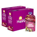 Happy Baby Organics Savory Blends Stage 2 Baby Food, Purple Carrots & Cauliflower With Avocado Oil + Oregano, 4 Ounce Pouch (Pack Of 16) Packaging May Vary