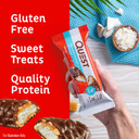 Quest Nutrition Coconutty Caramel Candy Bars, 12G Of Protein, 3G Net Carbs, 1G Of Sugar, Gluten Free, 12 Count12 Count (Pack Of 1)