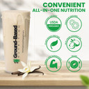 Superfood Protein, Plant-Based Protein Powder  Super Food + Essential Greens  2 Packs Creamy Vanilla (28 Servings)28 Servings (Pack Of 2)