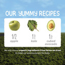 Happy Baby Organics Stage 2 Baby Food Pouches, Gluten Free, Vegan & Healthy Snack, Clearly Crafted Fruit & Veggie Puree, Apples, Kale & Avocados, 4 Ounces (Pack Of 16)