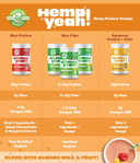 Manitoba Harvest Organic Hemp Pro Fiber Protein Powder, Chocolate, 16Oz; With 10G Of Fiber & 8G Protein Per Serving, Preservative-Free