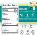 Designer Wellness, Soy Isolate Protein Powder With Biotin, Hyaluronic Acid And Prebiotics, Vegan, Zero Sugar, Non-Gmo, Angel Cake Natural Vanilla Flavor, 11.4 Ounces
