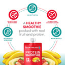 Designer Wellness Protein Smoothie, Real Fruit, 12G Protein, Low Carb, Zero Added Sugar, Gluten-Free, Non-Gmo, No Artificial Colors Or Flavors, Strawberry Banana, 12 Count4.20 Fl Oz (Pack Of 12)