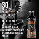 Jocko Mã£Â¶Lk Protein Shakes àNaturally Flavored Protein Drinks, Keto Friendly, No Added Sugar, 30G Grass Fed Protein - Ready To Drink, 12 Fl Oz, 12Pk, Liquid (Chocolate) Jocko Mã£Â¶Lk Protein Shakes àNaturally Flavored Protein Drinks, Keto Friendly, No Added Sugar, 30G Grass Fed Protein - Ready To Drink, 12 Fl Oz, 12Pk, Liquid (Chocolate)