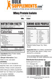 Bulksupplements.Com Whey Protein Isolate Powder - Unflavored Protein Powder, Flavorless Protein Powder, Whey Isolate Protein Powder - Gluten Free, 30G Per Serving, 3 Servings, 100G (3.5 Oz)3.52 Ounce (Pack Of 1)