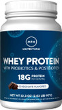 Mrm Nutrition Whey Protein | Vanilla Flavored |18G Protein | With 2 Billion Probiotics + Digestive Enzymes + Bcaas | High Absorption + Digestion | Hormone + Antibiotic Free | 33 Servings
