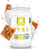 Ryse Loaded Protein Powder | 25G Whey Protein Isolate & Concentrate | With Prebiotic Fiber & Mcts | Low Carbs & Low Sugar | 27 Servings (Fruity Crunch)27 Servings (Pack Of 1)
