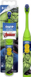Oral-B Kid'S Battery Toothbrush Featuring Marvel'S Avengers, Soft Bristles, For Kids 3+ (Character May Vary)