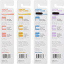 Red By Kiss Gentle Deep Clean Tooth Brush 2X Soft Micro Fiber Brush, Made In Korea 4 Packvalue Set