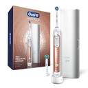 Oral-B Smart Limited Rechargeable Electric Powered Toothbrush, Rose Gold With 2 Brush Heads And Travel Case - Visible Pressure Sensor To Protect Gums  6 Brushing Modes - 2 Minute Timerrose Gold
