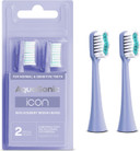 Aquasonic Icon Replacement Brush Heads | Compatible With Aquasonic Icon Toothbrush | 2 Brush Heads | For Normal & Sensitive Teeth (Lilac)Lilac
