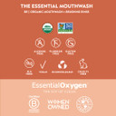 Essential Oxygen Br Certified Organic Brushing Rinse, All Natural Mouthwash For Whiter Teeth, White, Cinnamint, 16 Ounce (Pack Of 1)