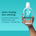 Hello Peace Out Plaque, Antigingivitis Alcohol Free Mouthwash, Natural Mint With Aloe Vera And Coconut Oil, Fluoride Free, Vegan, Sls Free And Gluten Free, 16 Ounce (Pack Of 3)