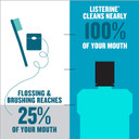 Listerine Ultraclean Oral Care Antiseptic Mouthwash To Help Fight Bad Breath Germs Gingivitis Plaque And Tartar Oral Rinse For Healthy Gums Fresh Flavor 500 Ml,Blue,Cool Mint,33.814 Fl Oz,Pack Of 2
