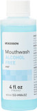 Mckesson Mouthwash, Alcohol-Free, Mint Flavor, 4 Oz, 1 Count