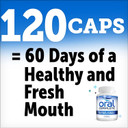 Oral Complete, Dental Probiotics, Bad Breath Treatment Halitosis Tonsil Stone Removal, 120 Capsules
