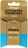 Drtung'S Vegan Activated Charcoal Floss, Natural Lemongrass Flavor Dental Floss 2 Pack