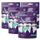 Platypus Orthodontic Flossers For Braces Unique Structure Fits Under Arch Wire, Floss Entire Mouth In Less Than Two Minutes, Increases Flossing Compliance - 30 Count Bag (Pack Of 4)