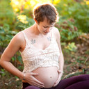 Badger - Pregnant Belly Oil, Rose & Vanilla, Certified Organic, Gentle & Soothing, Jojoba & Coconut Oil, Belly Oil For Stretched Skin During & After Pregnancy, 4 Fl Oz