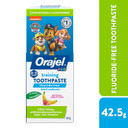 Orajel Kids Paw Patrol Fluoride-Free Training Toothpaste, Natural Fruity Fun Flavor, #1 Pediatrician Recommended , 1.5Oz Tube