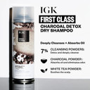 Igk First Class Charcoal Detox Dry Shampoo | Volume + Soothes Scalp + Balance Oil | Vegan + Cruelty Free |6.3 Ounce