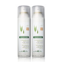 Klorane Dry Shampoo With Oat Milk, For Dark Hair, Natural Tint, All Hair Types, Paraben & Sulfate-Free3.2 Fl Oz (Pack Of 2)