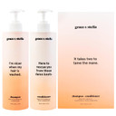 Argan Oil Shampoo And Conditioner Set (17Oz X2) - Shampoo And Conditioner - Cruelty-Free Vegan Hair Conditioner - Sulphate Free Hair Shampoo And Conditioner - Conditioner For Hair By Grace And Stella